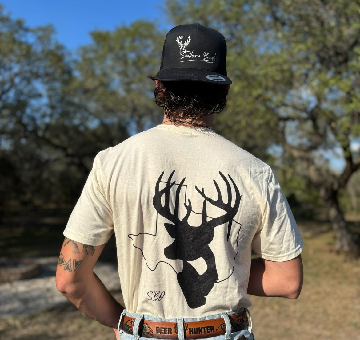 Southern Brush “Buck Tee” - Cream